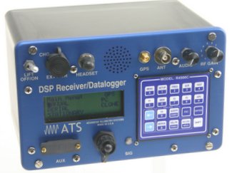 View of ATS model R4500C Receiver-Datalogger for coded tag wildlife tracking systems